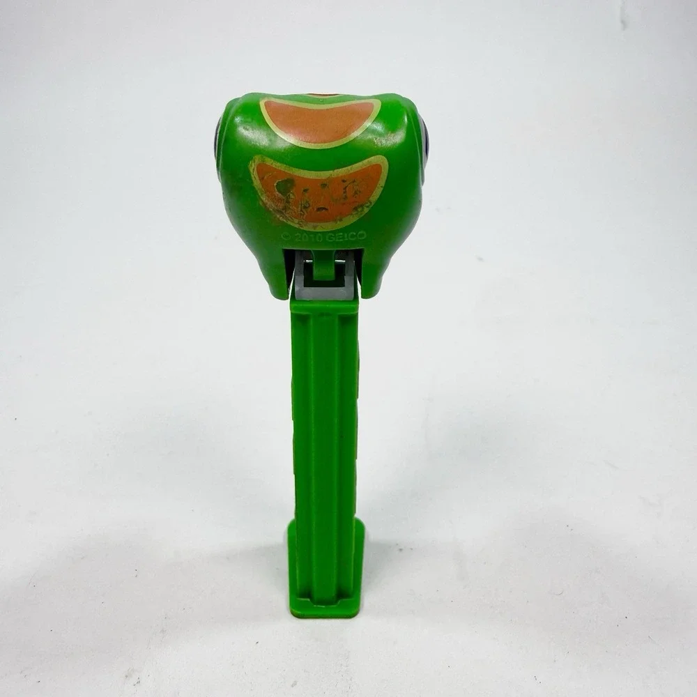 PEZ GEICO Gecko Candy Dispenser 2010 Green Advertising Collectible